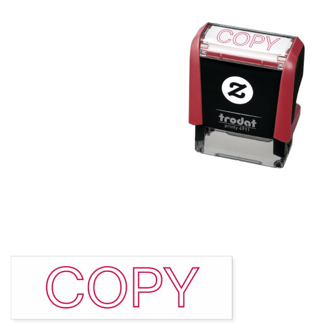 Personalised Custom COPY Self-Inking Stamp (In Situ)