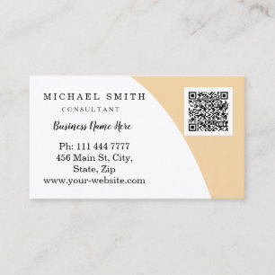 Personalised Custom Corporate QR Code Logo Business Card