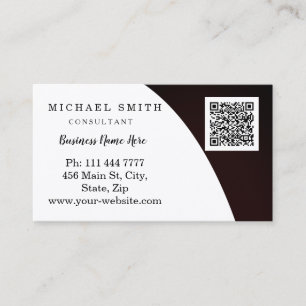 Personalised Custom Corporate QR Code Logo Business Card