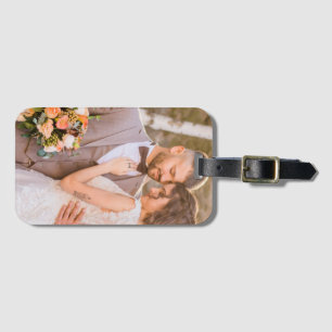 Personalised Custom Couple Photo Luggage Tag