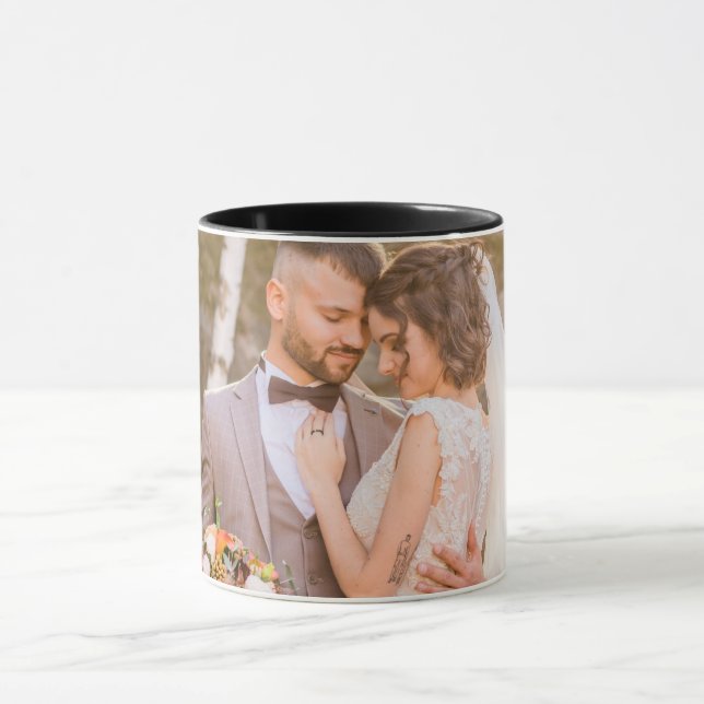 Personalised Custom Couple Photo Mug (Center)