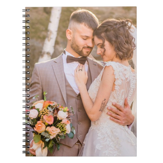 Personalised Custom Couple Photo Notebook (Front)