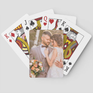 Personalised Custom Couple Photo Playing Cards