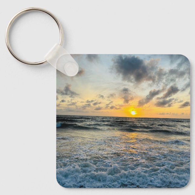 Personalised Custom create your own Photo Key Ring (Front)