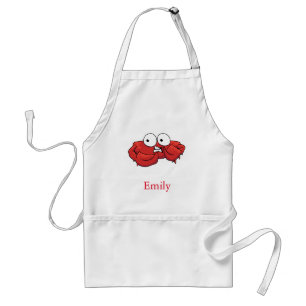 Personalised Custom Cute Crab Standard Apron
