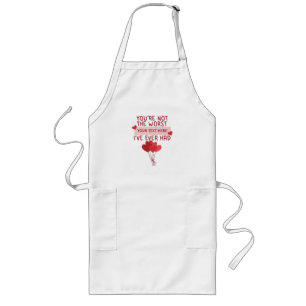 Personalised Custom Cute Valentines Day Long Apron