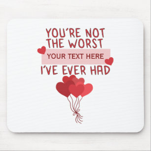 Personalised Custom Cute Valentines Day Mouse Pad