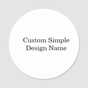 Personalised Custom Design 3" Round Name Tag