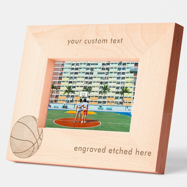 Personalised Custom Engraved Etched Basketball (Personalized Custom Engraved Etched Basketball)