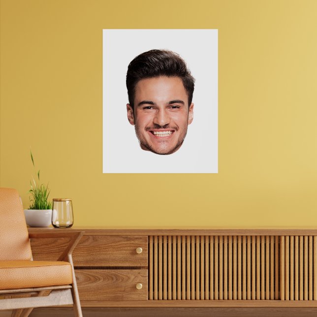 Personalised Custom Face Dad  Poster (Living Room 2)