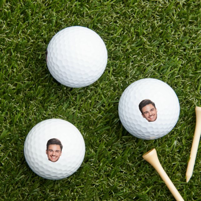 Personalised Custom Face Golf Balls (Insitu Grass)