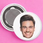 Personalised Custom Face Magnet<br><div class="desc">Personalised Custom Face,  Personalised Baby,  Kid,  Boyfriend,  Girlfriend,  Face Dad</div>