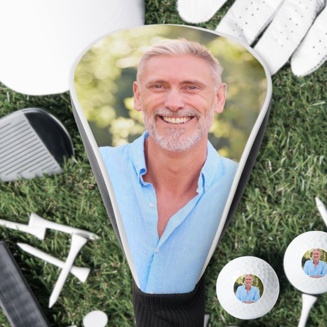 Personalised Custom Face Photo Golf Head Cover (Create your Own Photo Golf Head Cover )