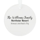 Personalised Custom FAMILY Holiday Photo Ornament