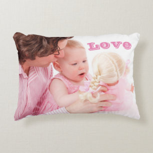 Personalised Custom Family Photo Accent Pillow