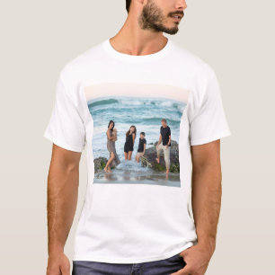 Personalised Custom Family Photo Mens T-Shirt Gift