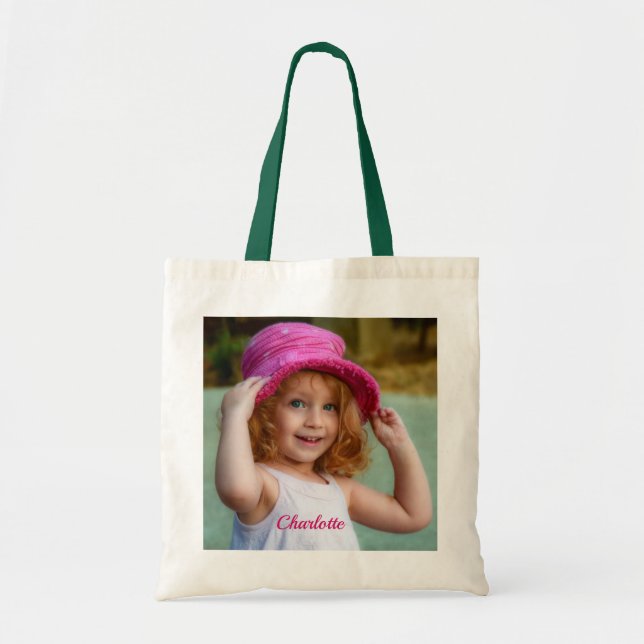 Personalised Custom Family Photo Tote Bag (Front)