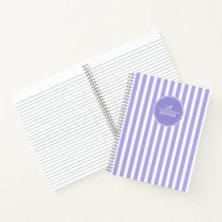 Personalised Custom Floral Name Notebook 