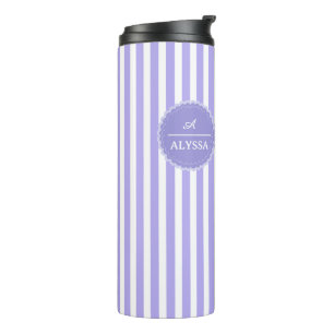 Personalised Custom Floral Name Thermal Thumbler  Tumbler