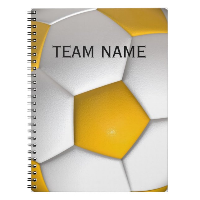 Personalised Custom Football Notebook (Front)