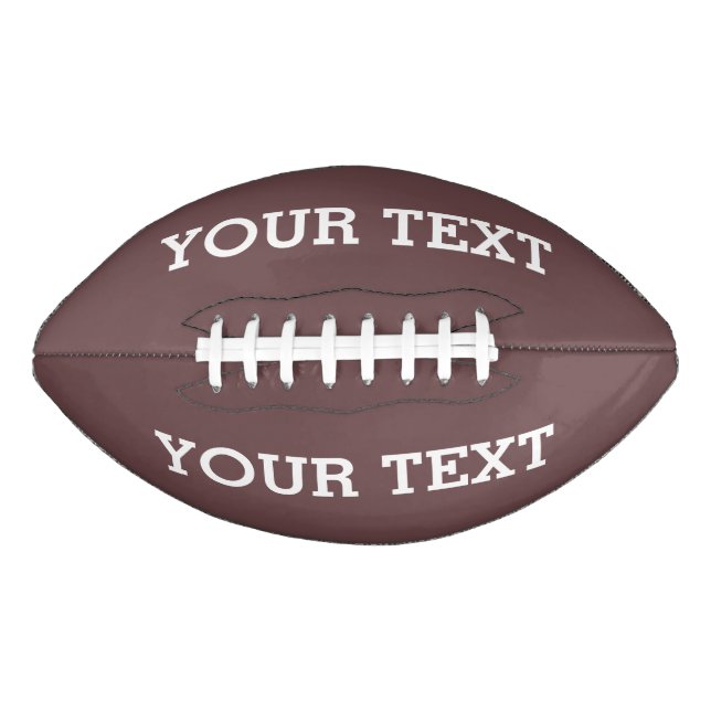 Personalised Custom Football with Name & Text (Front)