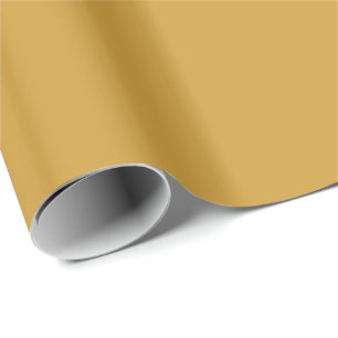 Personalised Custom Gold Elegant Fashion Colour Wrapping Paper