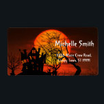 Personalised Custom Halloween<br><div class="desc">These is spooky,  creepy Halloween address label. This is the unique address labels to use on your invitations,  greeting cards,  etc. Personalise with your name and other text.</div>