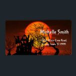 Personalised Custom Halloween<br><div class="desc">These is spooky,  creepy Halloween address label. This is the unique address labels to use on your invitations,  greeting cards,  etc. Personalise with your name and other text.</div>