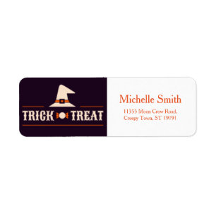 Personalised Custom Halloween Label Return Address Label