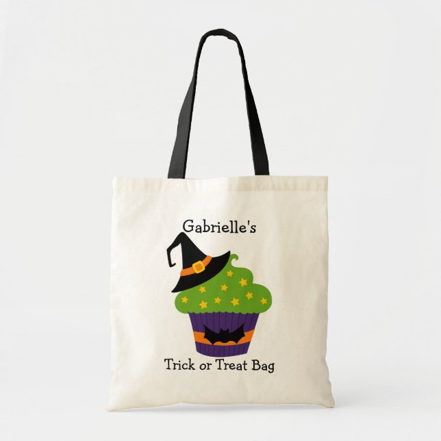 Personalised Custom Halloween Trick or Treat Bag (Front)