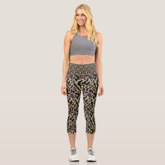 Personalised Custom High Waisted Yoga Capris
