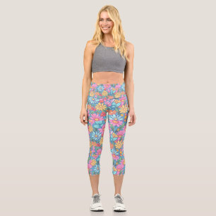 Personalised Custom High Waisted Yoga Capris