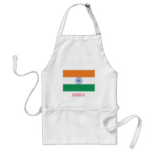 Personalised Custom India Flag Standard Apron