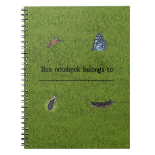 Personalised, Custom Insects Notebooks