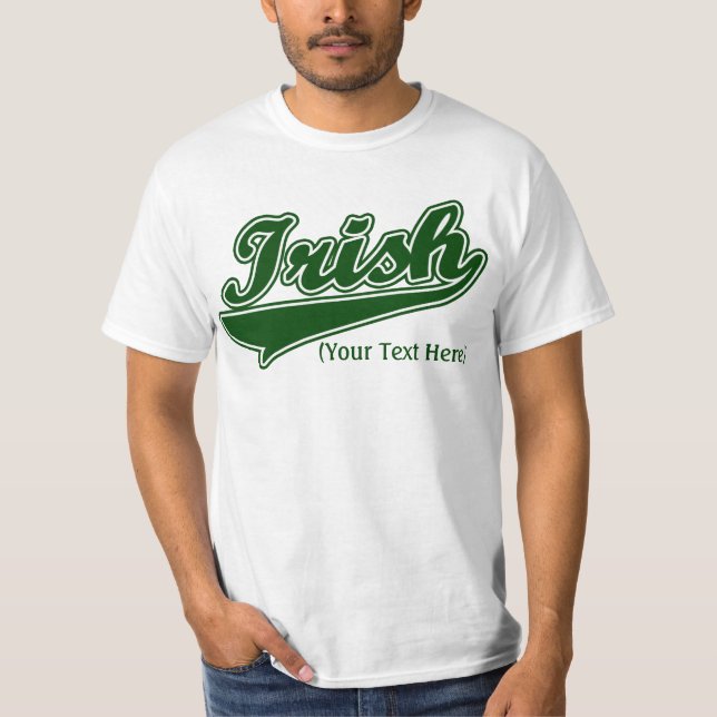 Personalised Custom Irish T-Shirt (Front)