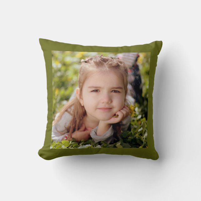 Personalised Custom Kids Photo Cushion (Front)