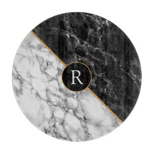 Personalised Custom Letter Marble Cutting Board
