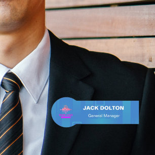 Personalised Custom Logo Employee Name Tags