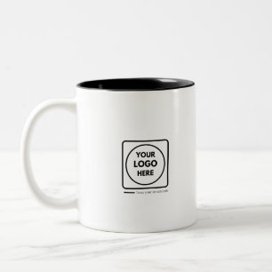 Personalised Custom Logo Two Tone Promo mug
