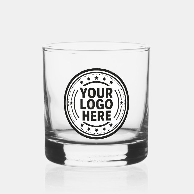 Personalised Custom Logo Whiskey Glass (Front)