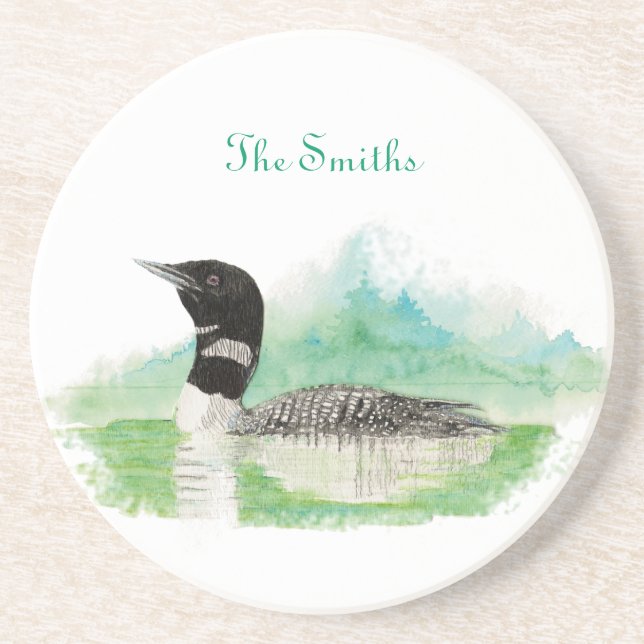 Personalised Custom Loon Coaster (Front)