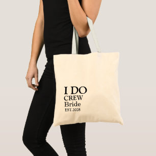 Personalised Custom Love in Full Bloom Bride Tote Bag