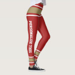 Personalised Custom Made Leggings<br><div class="desc">Easy to Personalise Custom Made leggings from Ricaso - add your own text - change the background colour and text colour and font by clicking on customise</div>