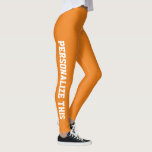 Personalised Custom Made Leggings<br><div class="desc">Easy to Personalise Custom Made leggings from Ricaso - add your own text - change the background colour and text colour and font by clicking on customise</div>