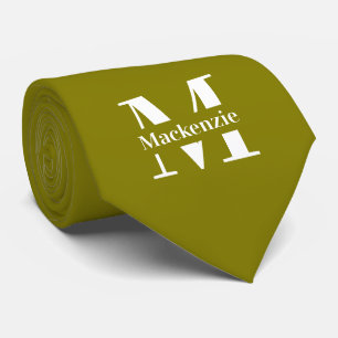Personalised Custom Made Monogrammed Tie