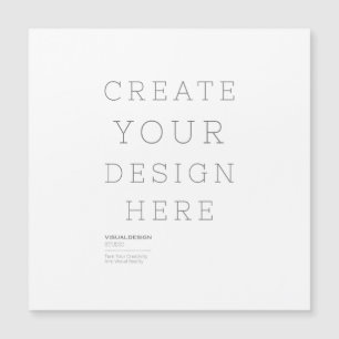 Personalised Custom Magnetic 5.25" Thank You Card