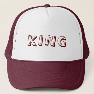 Personalised Custom Maroon Colour Trucker Hats Cap