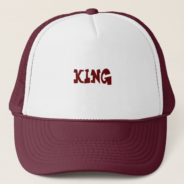 Personalised Custom Maroon Colour Trucker Hats Cap (Front)