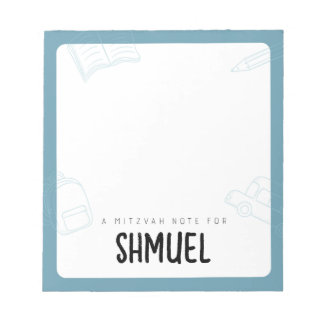Personalised Custom Mitzvah Notes
