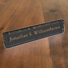 Personalised Custom Monogram Desk Name Plate